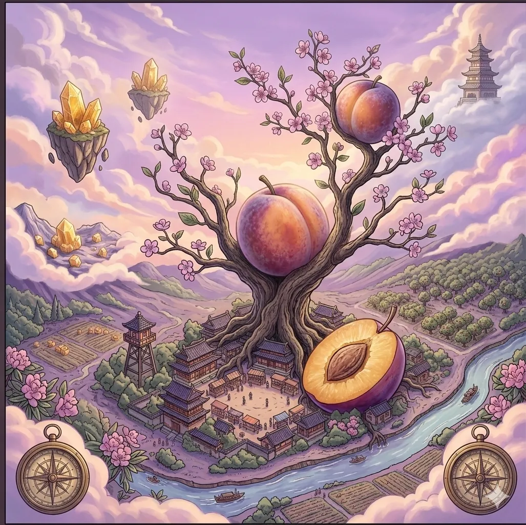 Illustration for Sichuan Plum