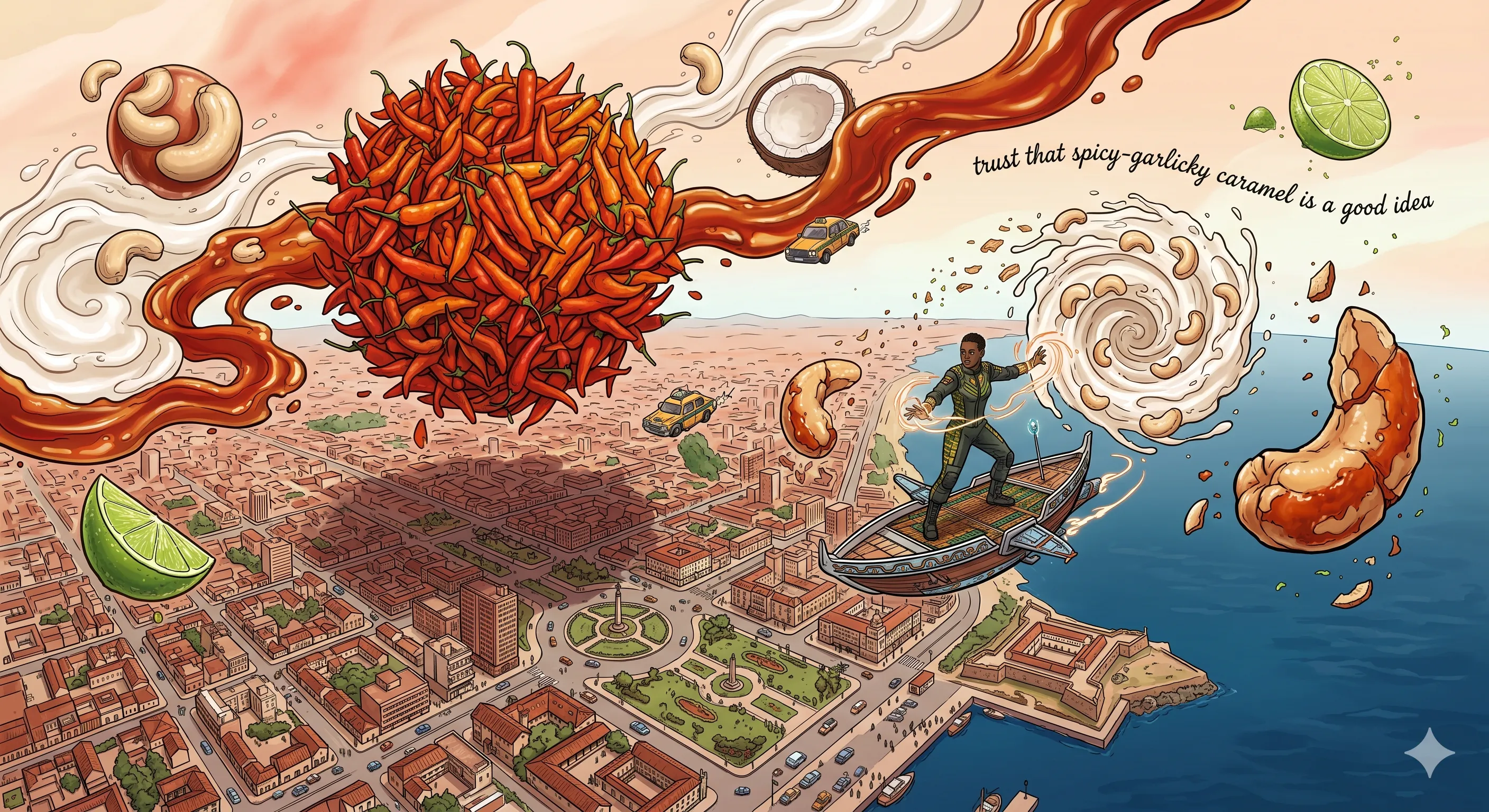 Illustration for Piri Piri Cashew Coconut