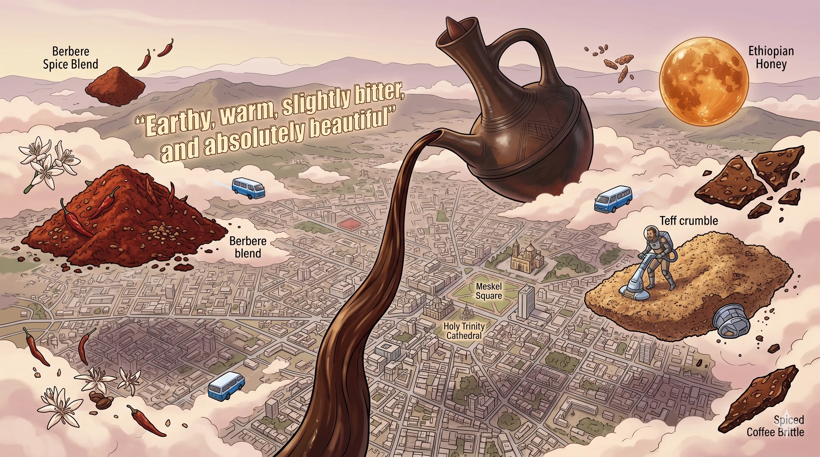 Illustration for Coffee & Berbere