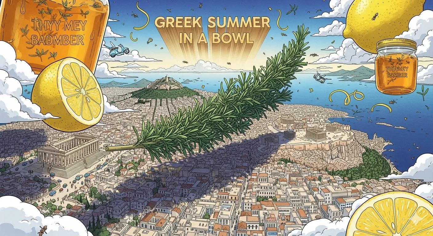 Illustration for Lemon and Rosemary Honey